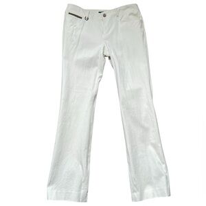 Lauren Ralph Lauren Cream Straight Leg Jeans size 8
